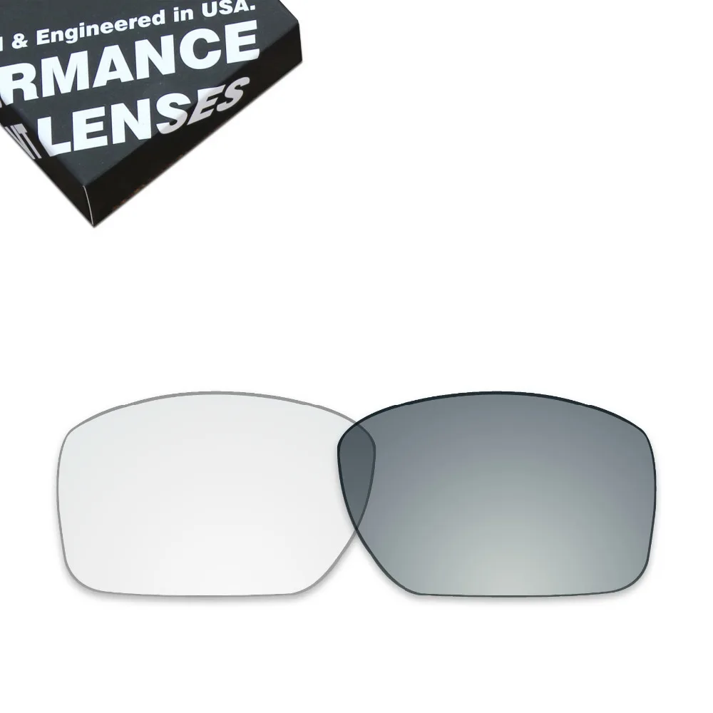 

Millerswap Replacement Lenses for Oakley Big Taco Sunglasses Photochromic Clear Color (Lens Only)