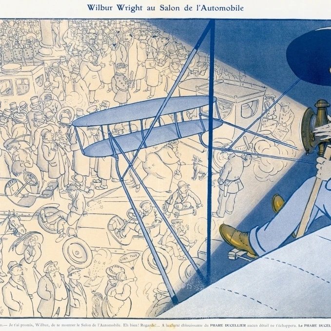 Wright Has It Right 1908 Poster Print By Mary Evans Picture Library (36 X 24)