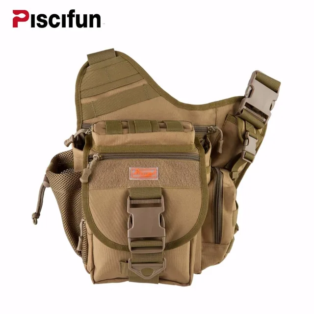Piscifun Multifunctional Fishing Tackle Bags Fly Gear Piscifun Multifunctional Fishing Tackle Bags Fly Gear Storage Nylon Single Shoulder Bag