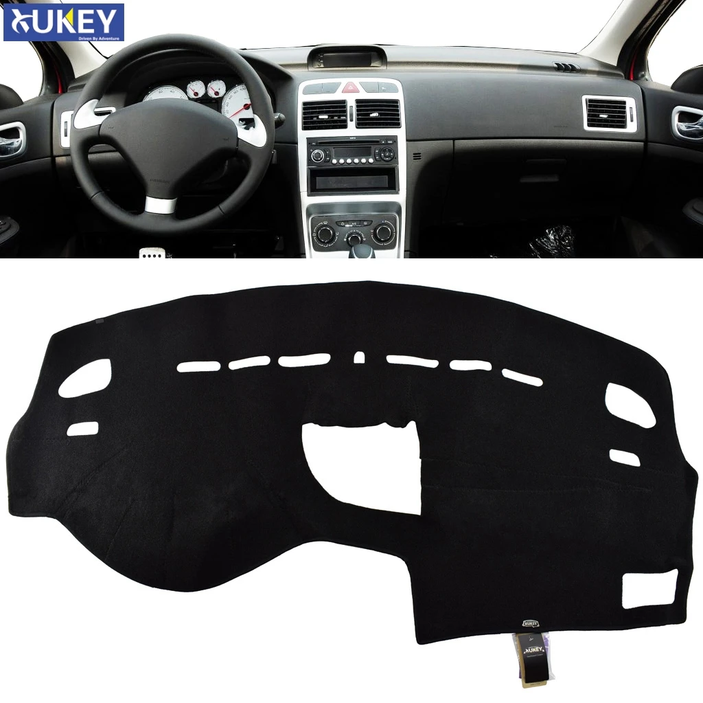 Xukey Dashboard Cover Fit For Peugeot 307 Dashmat Dash Mat Pad Sun