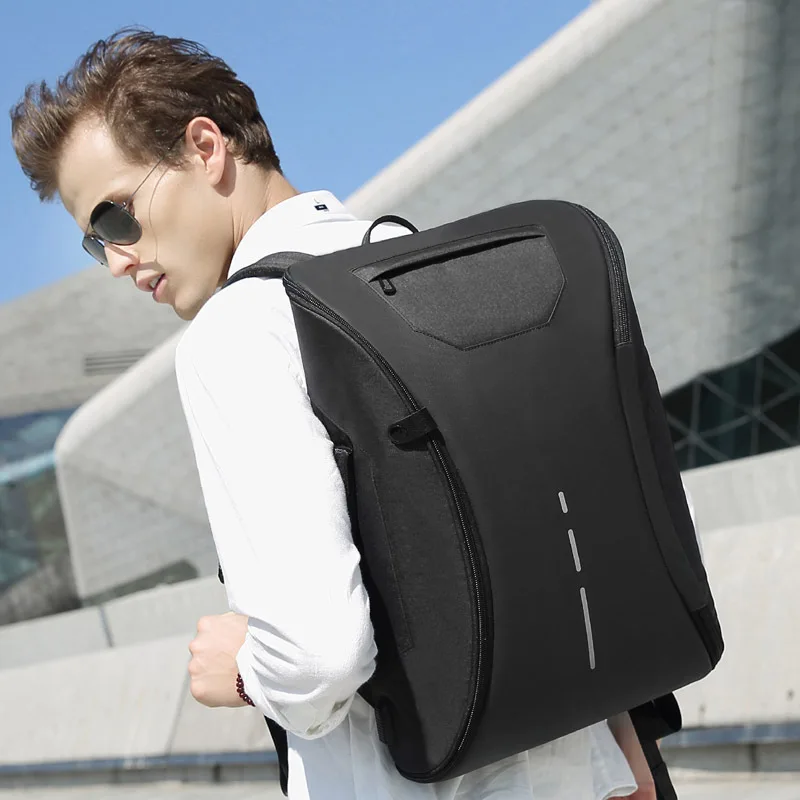 Брендовый рюкзак для ноутбука с usb зарядкой, 15,6 дюймов, сумка для ноутбука, бизнес 15 дюймов, Мужской многофункциональный водонепроницаемый рюкзак