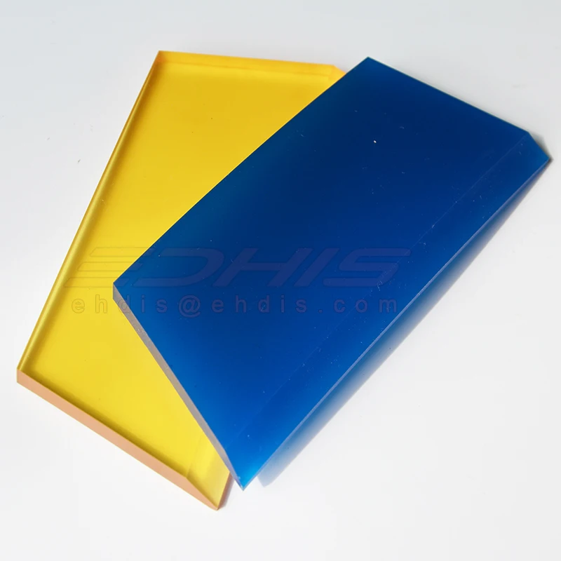 EHDIS Vinyl Film Car Wrap Blue Ice Snow Shovel Spare Blade For Rubber Handle Squeegee Scraper Car Cleaning Tool Window Tint Tool