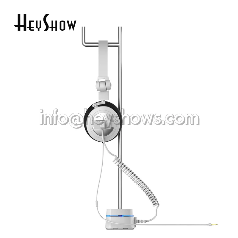 10PCS Headset Security Stand Anti Theft For Beats Headphone Display Holder Sony EarPhone Burglar Alarm JBL Earpiece Display