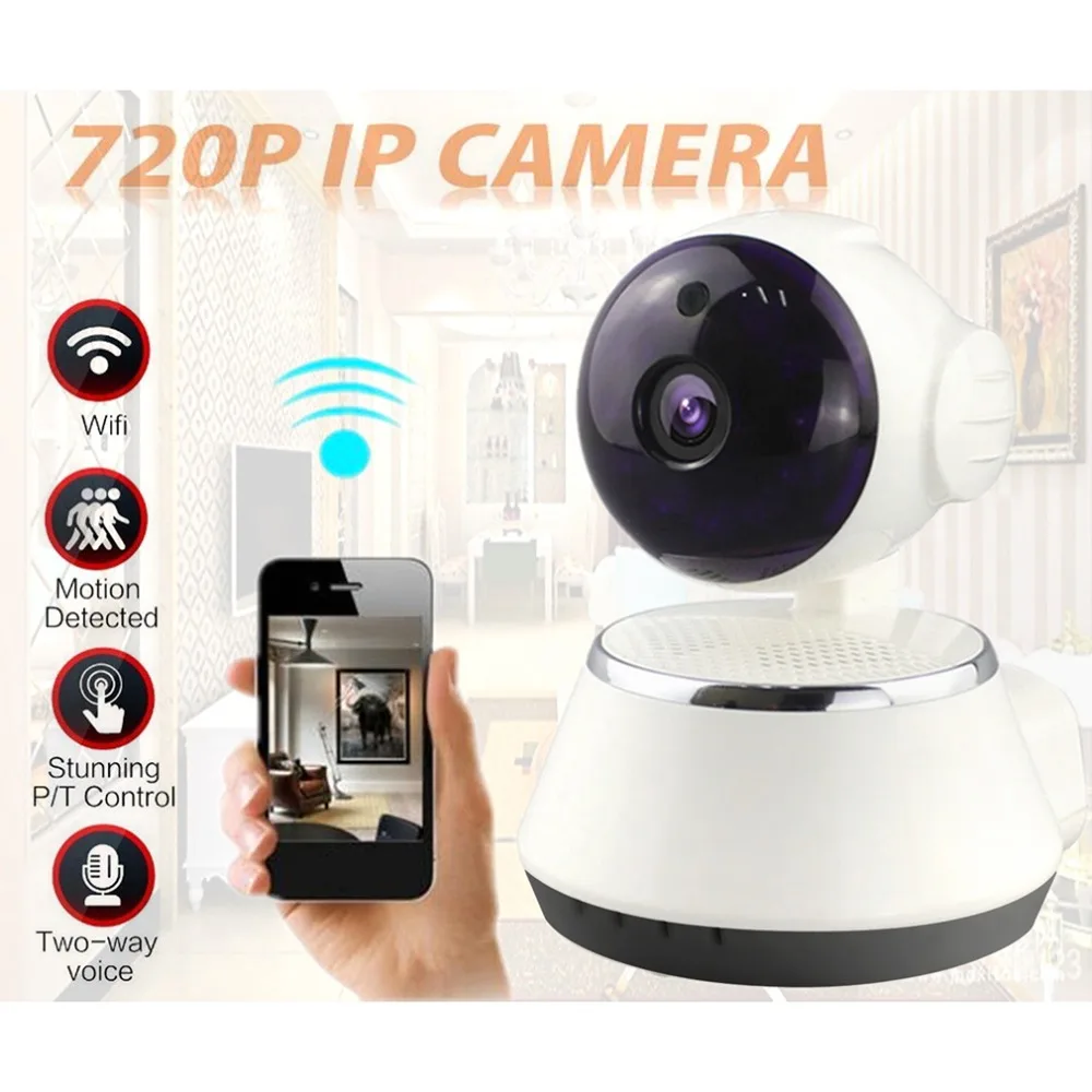 

720P HD P2P Wifi IP Camera Mini Wifi Baby Monitoring Play And Plug Connection Night Vision Security Camera