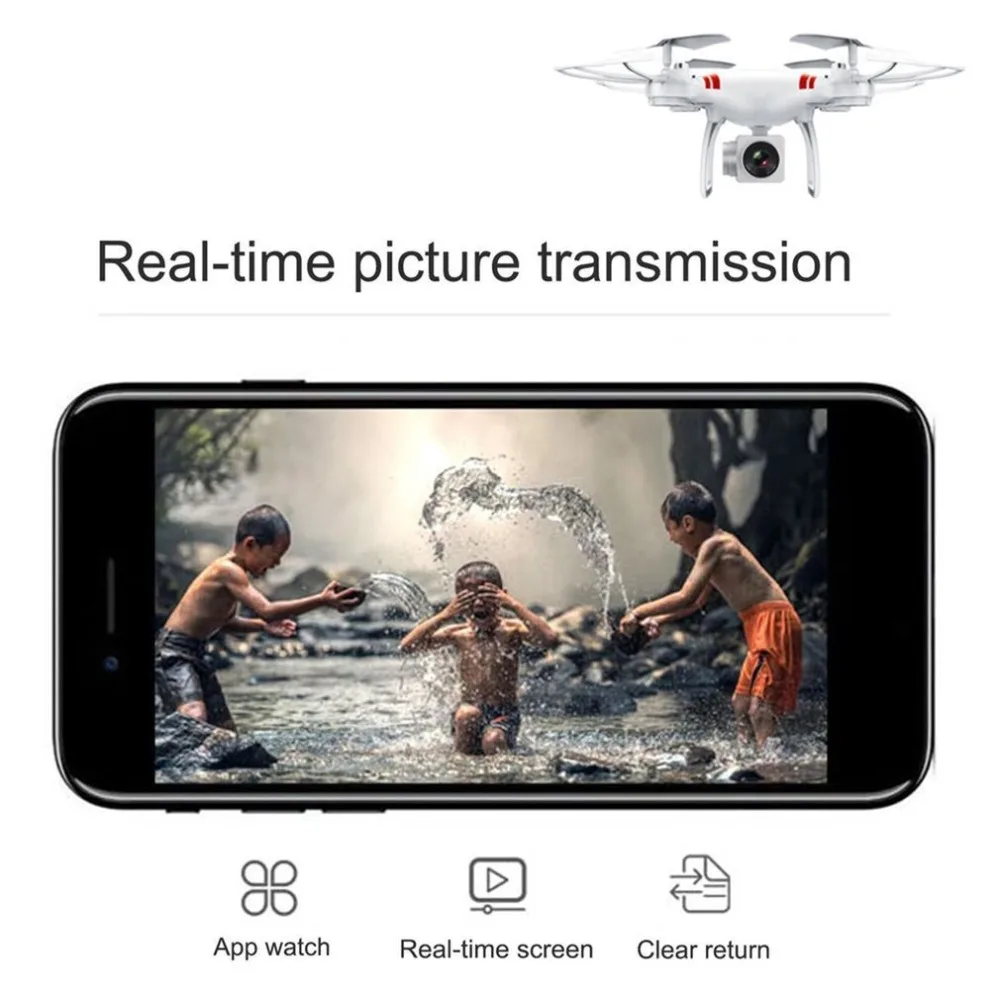 

KY101 RC Drone 2MP Camera Wifi FPV Live Quadcopter Altitude Hold One Key Return Headless Helicopter 2.4GHz Drone