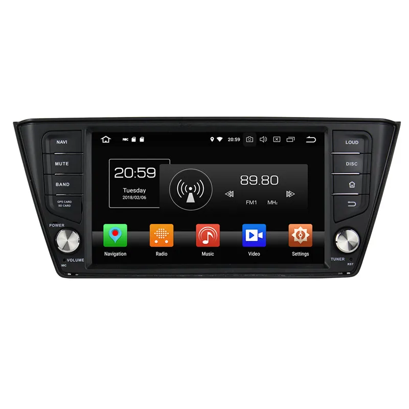 Best IPS Screen Android 8.0 4+32G Car multimedia dvd player head unit For VW Volkswagen Skoda Jetta 2013+ GPS Navigation radio stereo 7