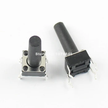 

1000 Pcs Per Lot Momentary Tactile Tact Push Button Switch 4 Pin DIP 6x6x15mm High 15mm