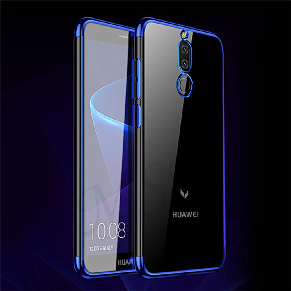 

Anti-knock Soft TPU Case For Huawei Honor 8 Pro 9 V10 V9 Mate 9 10 Pro Lite Nova 2i Case Ultra-thin Plating Transparent Case