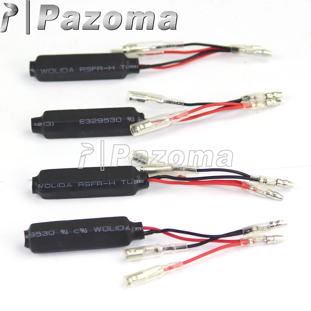 

4 Pcs Motorbike Motorcycle Turn Signal Light Indicator LED Load Resistor Flasher Winker Fix Error 12V 10w 10Ω for Yamaha Honda