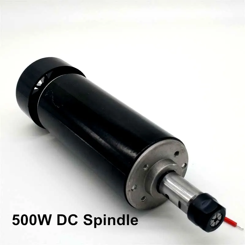 

Free Shipping 500W Spindle CNC Router Spindle Motor 52mm ER11 DC Machine Tool Spindle 500W For PCB Milling Machine