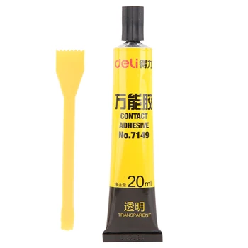 

10pcs/lot 20ml adhesive All-purpose transparent adhesive glue water resistant leather glass wood plastic super glue 7149