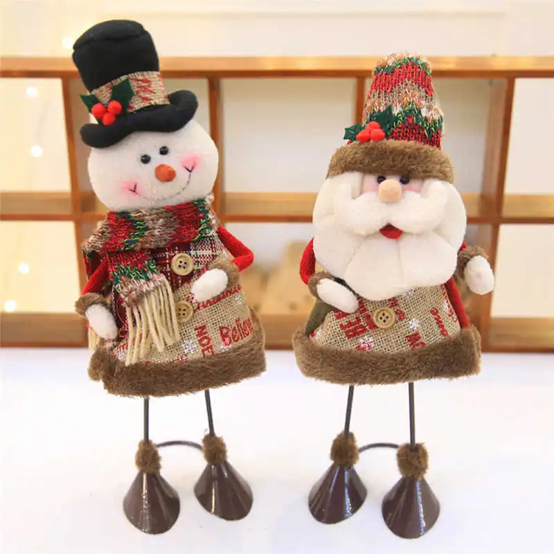 Christmas Decorations DIY Christmas Gifts Felt Cloth Decorative Ornaments Dolls Super soft plush material touch feel cozy #2n19 (7)
