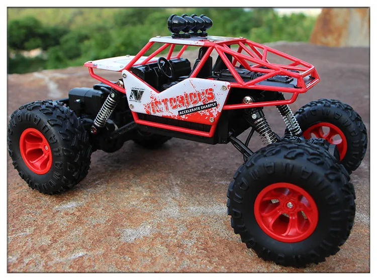 28 см RC автомобиль 1/16 4WD 4x4 вождение автомобиля двойной привод двигателей Bigfoot автомобиль пульт дистанционного управления модель автомобиля