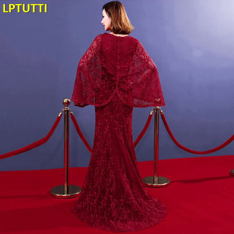 LPTUTTI вышивка бисером Новинка для женщин Элегантная Дата Церемония вечернее платье для выпускного вечера Формальные торжественные мероприятия Роскошные Длинные вечерние платья