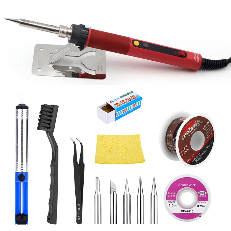 

85V-260V 90W Electric Soldering Iron Global Version E90WT Rework Soldering iron welding tools Temperature Adjustable 900M Tip