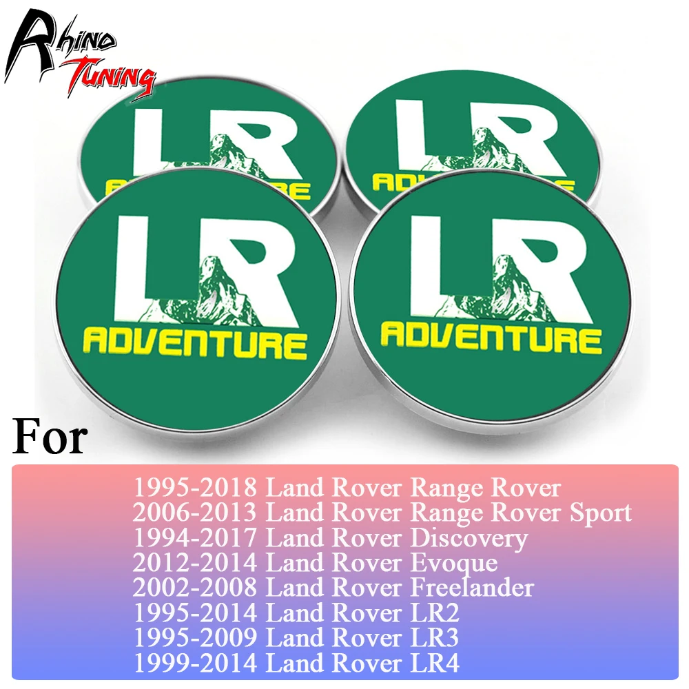 4 шт. 63 мм 48 Land Rover Cap LR Adventure Wheel Hub центральный колпачок s для Range Discovery Freelander|Колпаки