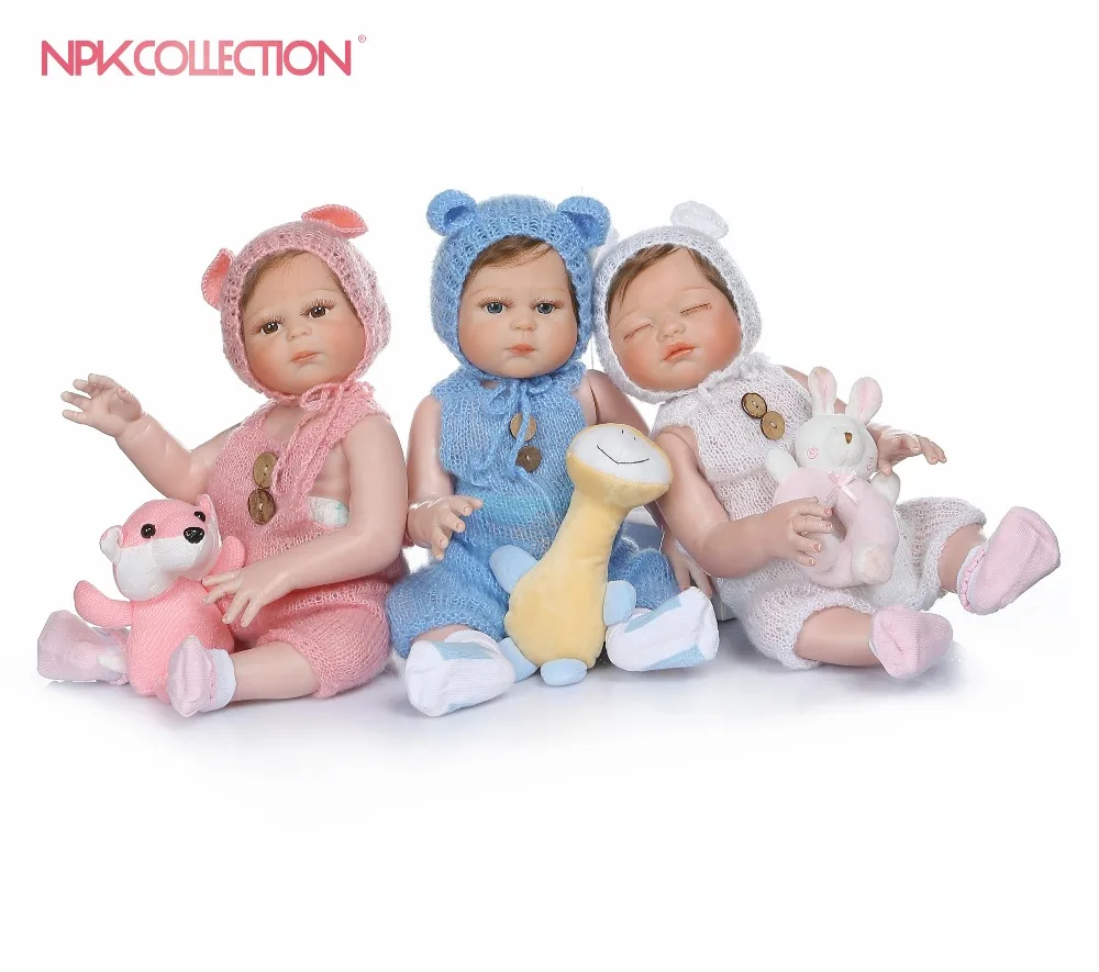 Npkколлекционная кукла 48 см bebe милый реборн Тройник для новорожденных ручная