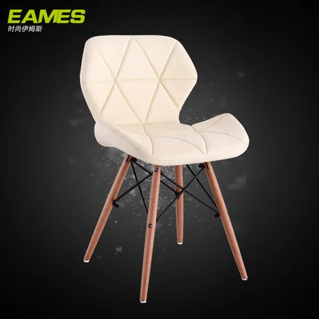 

Cafe Chairs Cafe Furniture solid wood leather cafe chairs dining chair chaise whole sale hot new minimalist modern 50*39.5*73cm