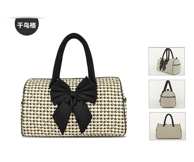 New bag lady bow Thailand pataya portable drum kit purses and handbags