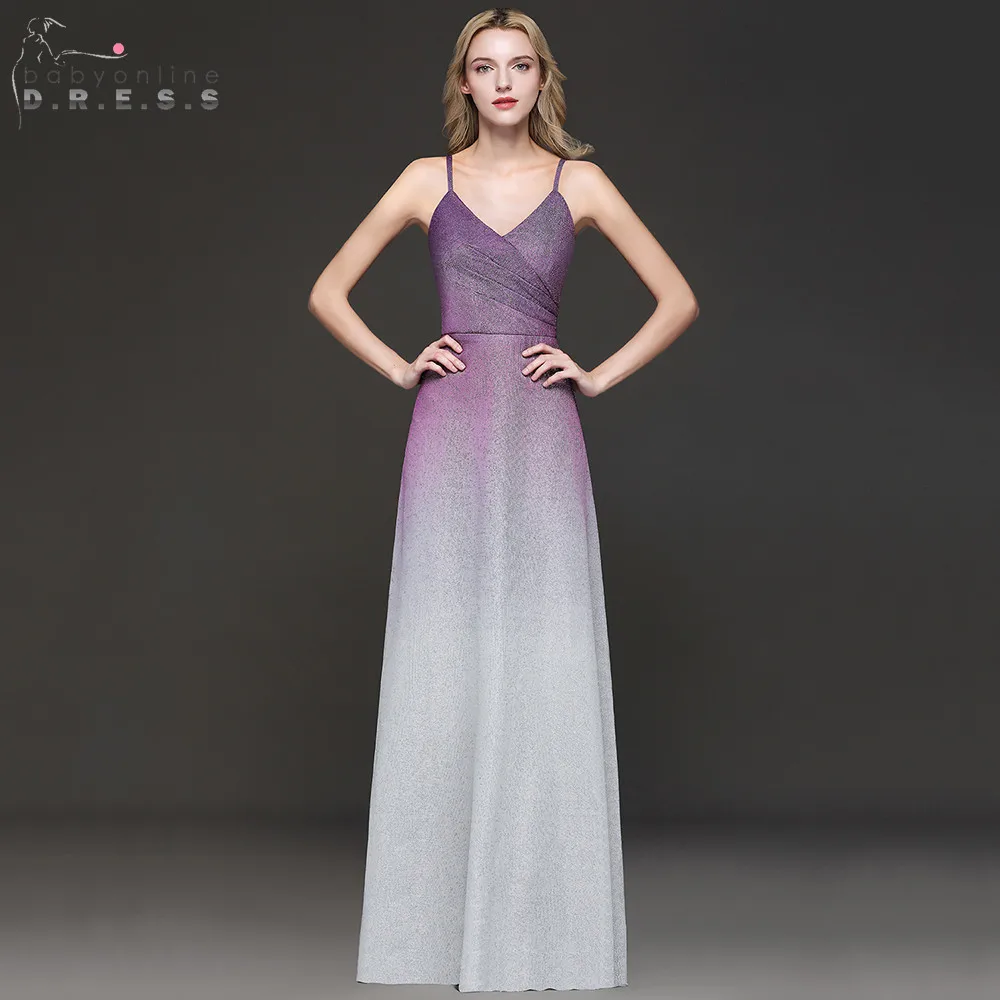 ombre evening gowns