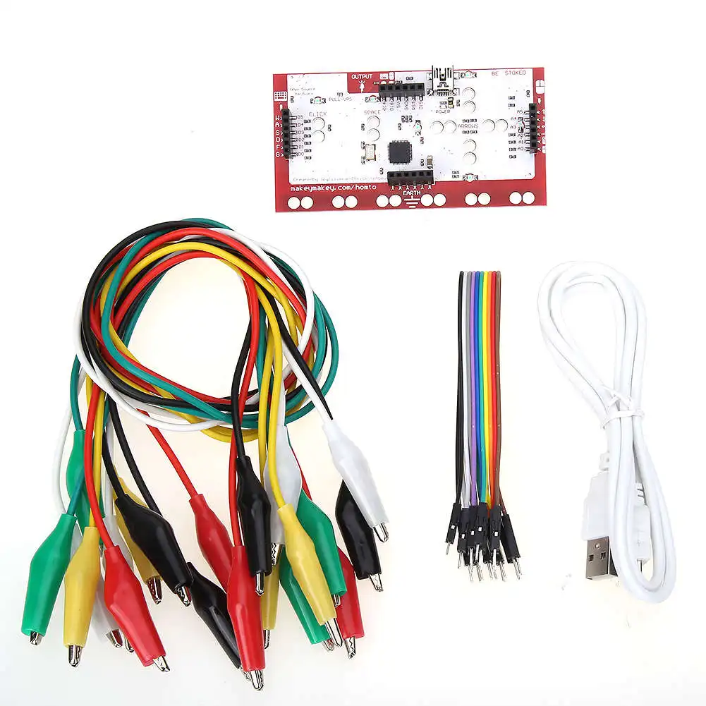 Кабель Makey HID плата DIY игрушка программа установить мягкий DC 5V 40mmx45 Перемычка мм провода Стандартный контроллер роскошный комплект