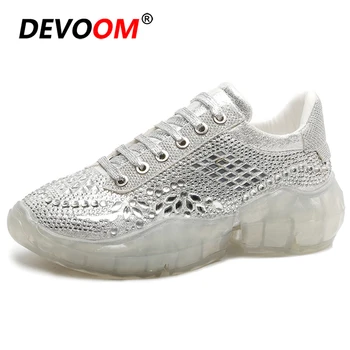

2019 Sport Shoes Woman White Sneakers Running Shoes For Women New Lace-Up chaussure femme Basket Femme zapatillas deporte mujer