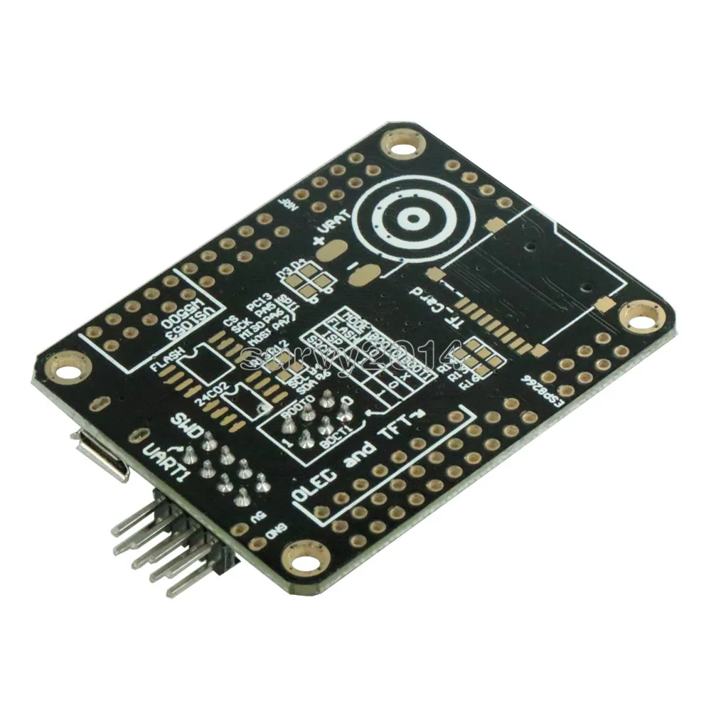 STM32F103C8T6 ARM Мини-система макетная плата STM32 макетная основная плата DC 5 в wifi ESP8266/NRF24L01/WS1053 W5500 интерфейс