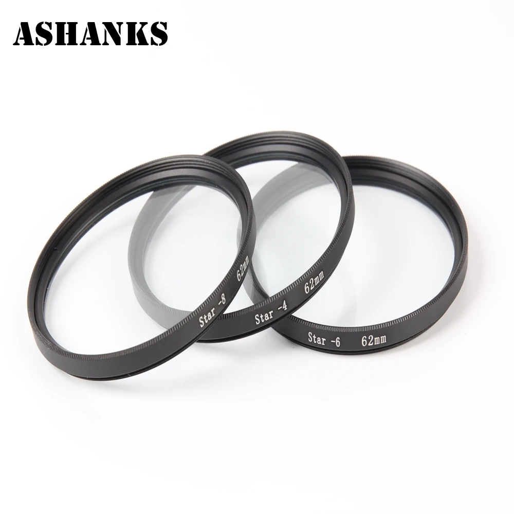 

ASHANKS Camera Filters 58mm Point Star Filter Kit with Filter Bag for DSLR DC lens FOR CANON NIKON PENTAX