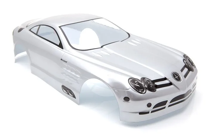 YUKALA No:021S корпус 1/10 rc автомобильный Размер корпуса: 440 мм * 200 110 Серебристый|Детали и