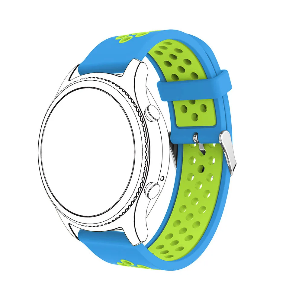 Силиконовый ремешок для samsung gear S3 Frontier/Классический 22 мм ремешок для часов сменный Браслет для samsung Galaxy Watch 46 мм браслет