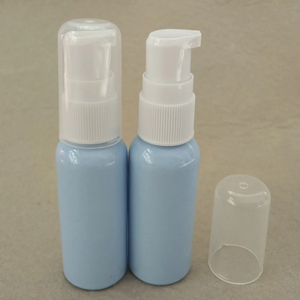 30ML Empty Plastic Cosmetic Lotion Bottle Sample Packaging Blue PET | Дом и сад