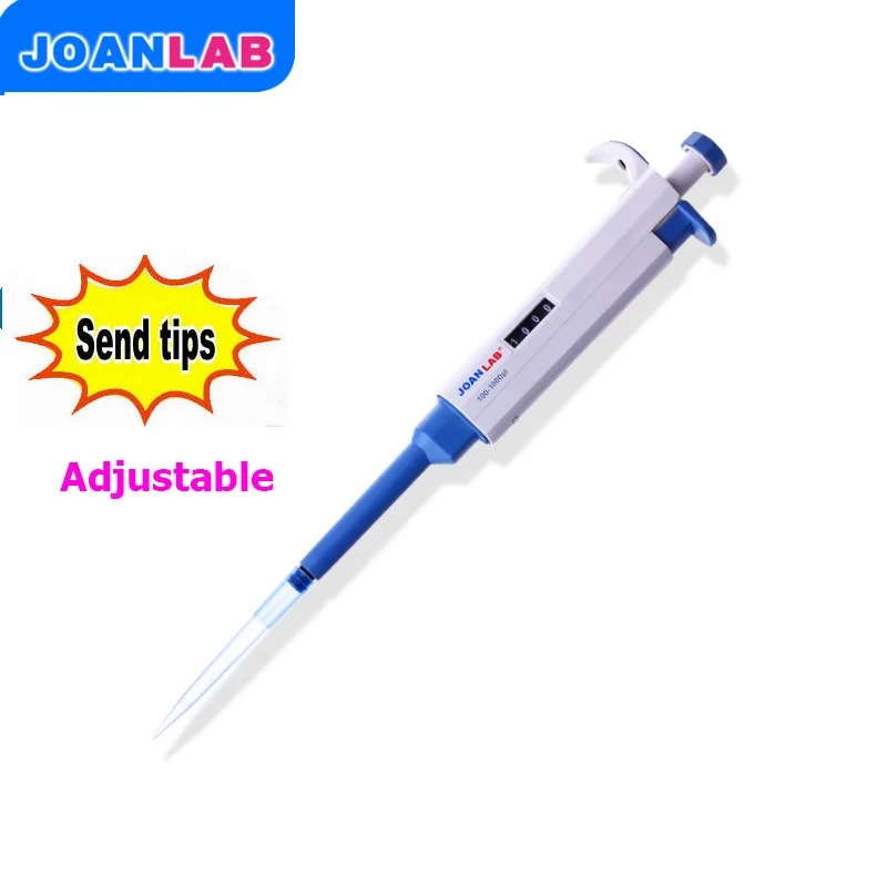  JOANLAB lab 100-1000ul Single Channel Adjustable Mechanical Pipette TopPette Transfer Pipette 100pc