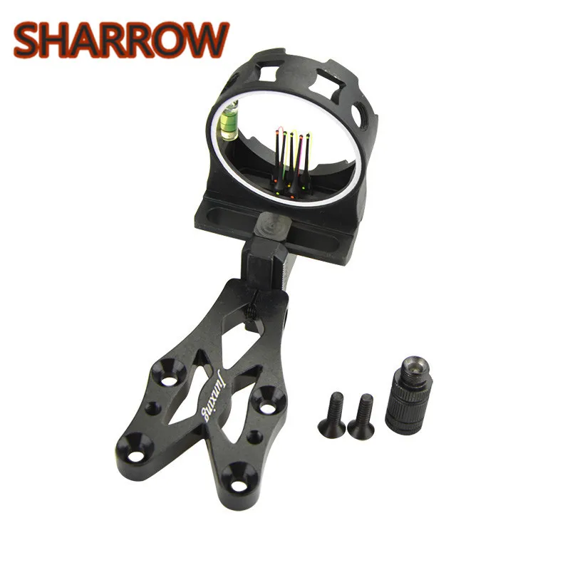 1pc Compound Bow Sight 5 Pin Aluminum Alloy Bow Sights Retina Micro