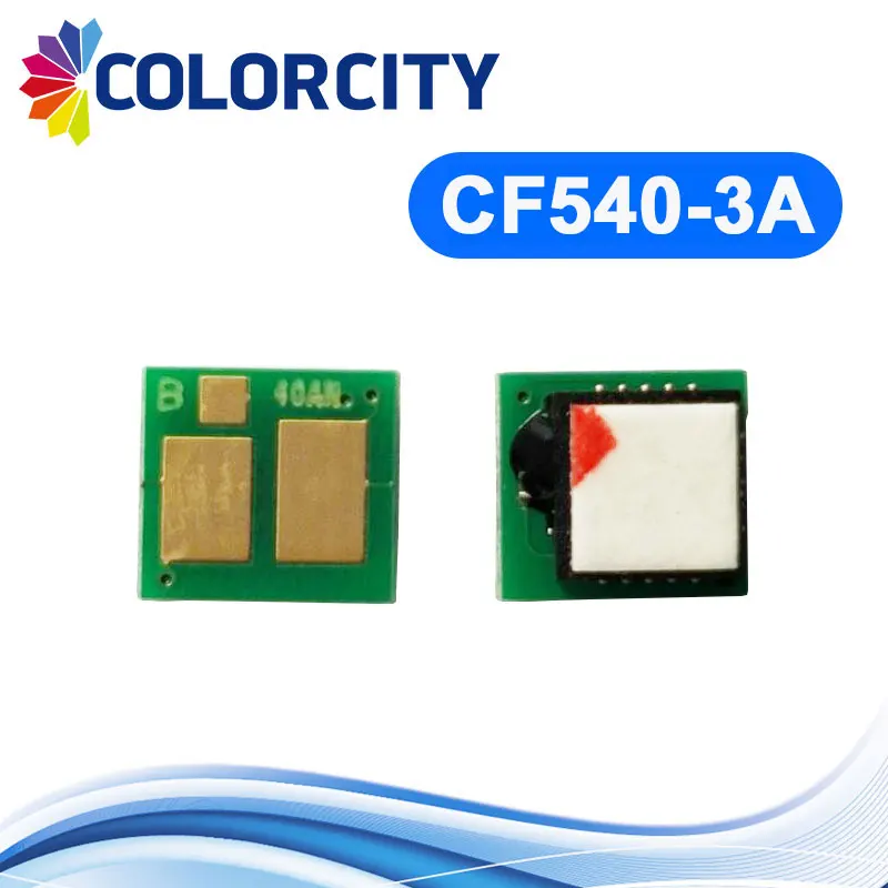 

1color Compatible 203A CF540A / 41A / 42A / 43A Toner Cartridge Chip for HP Pro M254dw M280nw M281fdn M281fdw M254 M280 M281