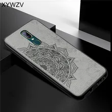 For OPPO A9 Case Shockproof Cover Soft Rubber Silicone Luxury Cloth Texture Phone Case For OPPO A9 Back Cover For OPPO A9 Fundas