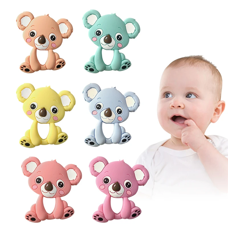 New Cute Baby Teethers Silicone Teething Toys Cute Koala Chew Koala