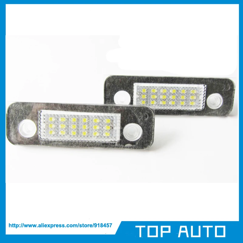 

2pcs No Error LED Number License Plate Light For Ford Fiesta Fusion 02 up Mondeo MK2 1996-2000