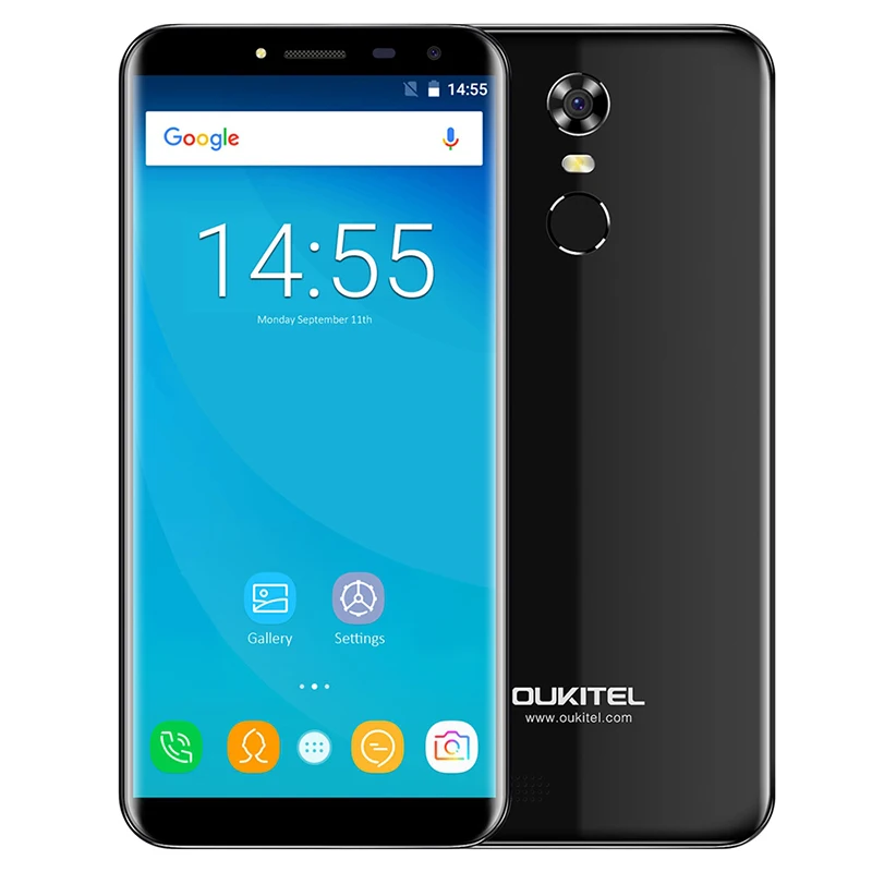 Oukitel C8 4G 5 дюйма 18:9 Экран Две камеры Android 7 0 MT6737 4 ядра две sim карты считывание