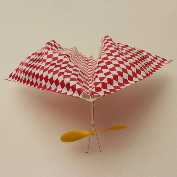 

DIY Powered Glider Plane Assembly Model Novelty Aircraft Rubber Band Airplane Early Education Science Learning For Birthday Gift
