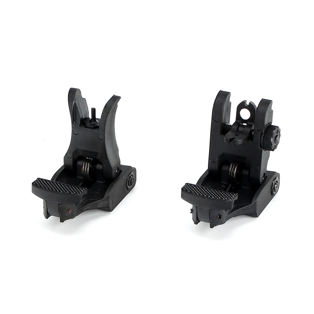 ohhunt Polymer Combat Front and Rear Sights Set Windage Adjustment for Universal Dovetail 1913 and Weaver style Rails (4)