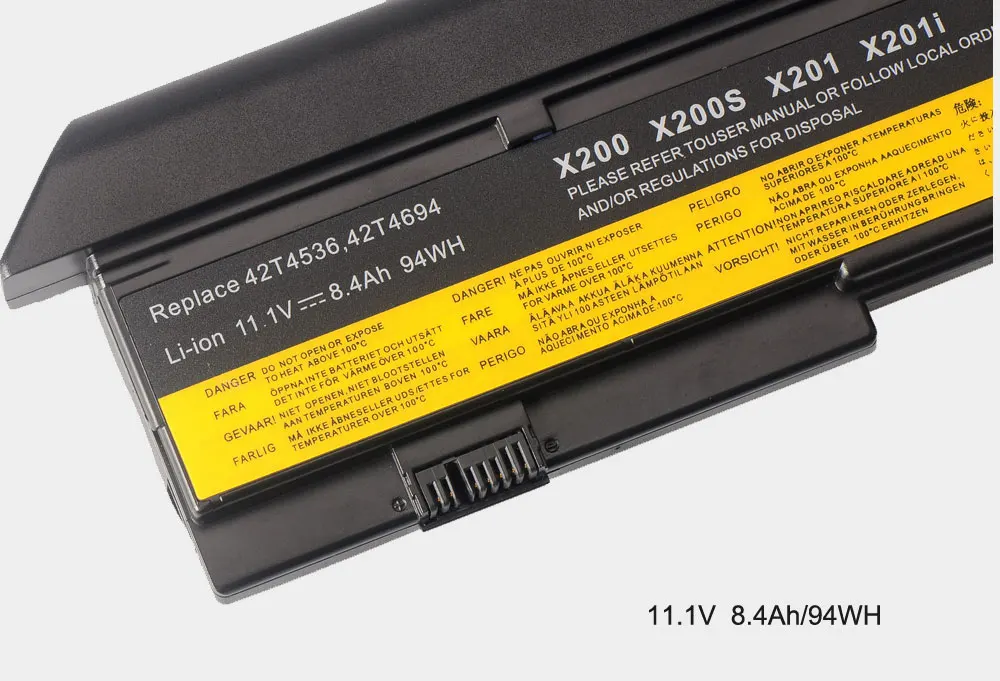 Kingsener New Laptop Battery For Lenovo Ibm Thinkpad X200 X200s X201 X201i  42t4834 42t4535 42t4543 42t4650 42t4534 45n117 - Laptop Batteries -  AliExpress