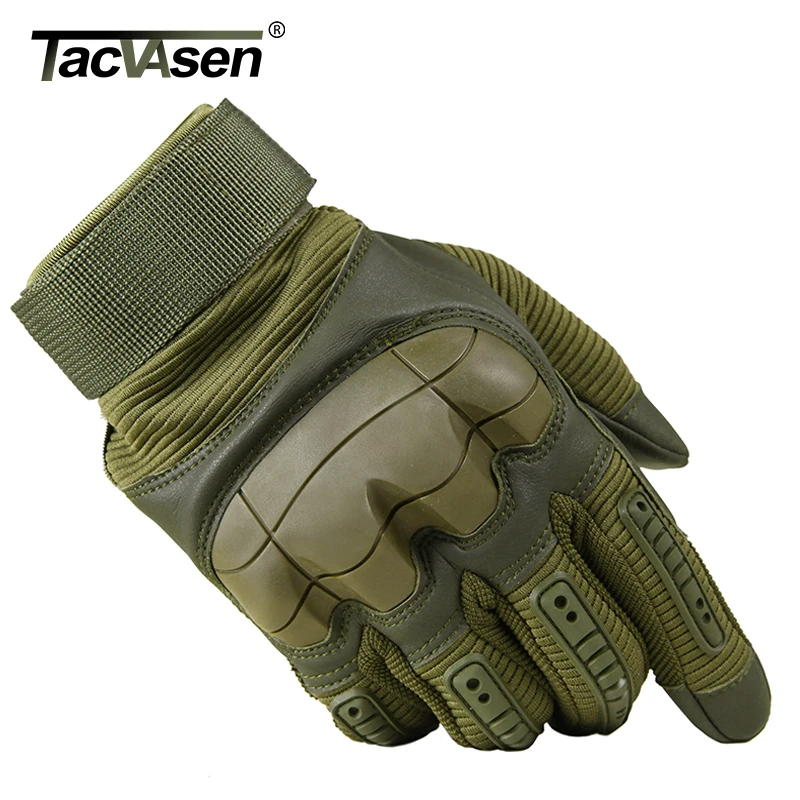 

TACVASEN Military Tactical Gloves Men Army Combat Gloves Airsoft Protection Shell Full Finger Gloves Paintball Gear TD-YWHX-026