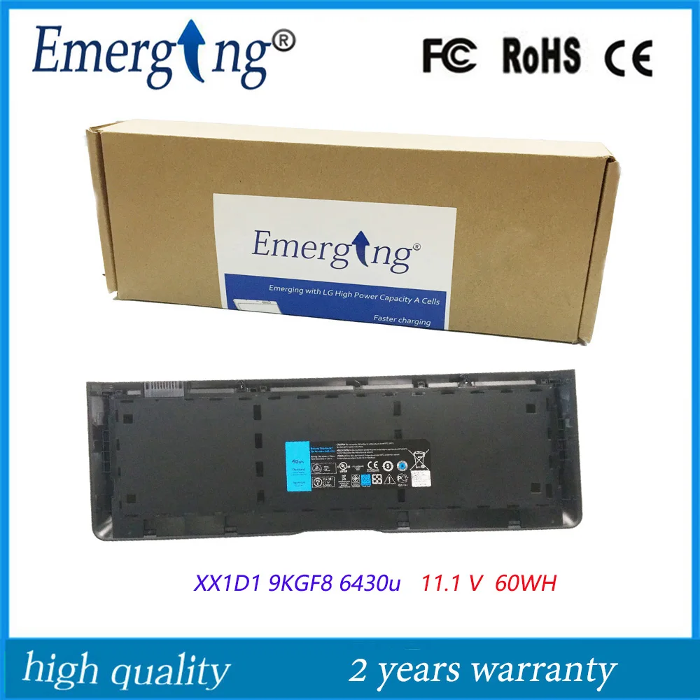  11.1V 60WH New Original Laptop Battery for Dell Latitude XX1D1 9KGF8 E6430U E6510U