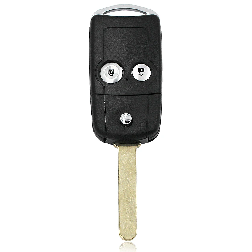 Kaufen 2 Button Folding flip Remote Key fob 433 MHZ mit ID46 PCF7936 chip Für Honda CR V Jazz HON66 uncut klinge