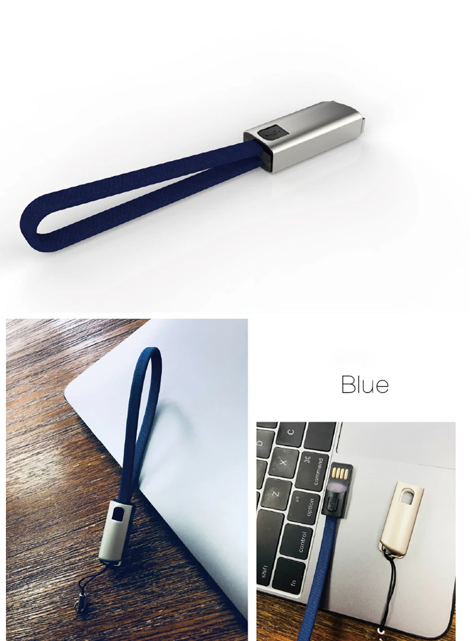 NOHON Short USB Cable Fast Charging For iPhone X XS MAX XR 8 7 6 6S 5S Plus Portable Keychain 2.4A Charger Data Sync Cable 0 (8)