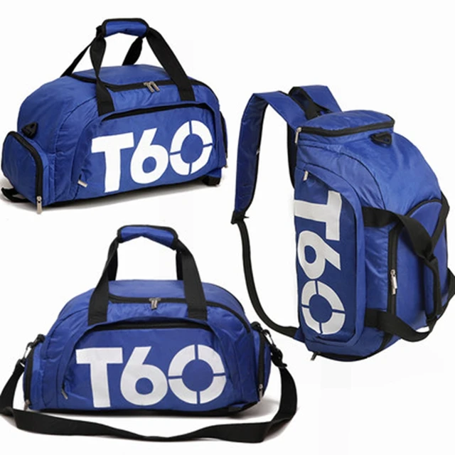 T-60 Gym Backpack / Bag With Shoe Pocket - YouTube