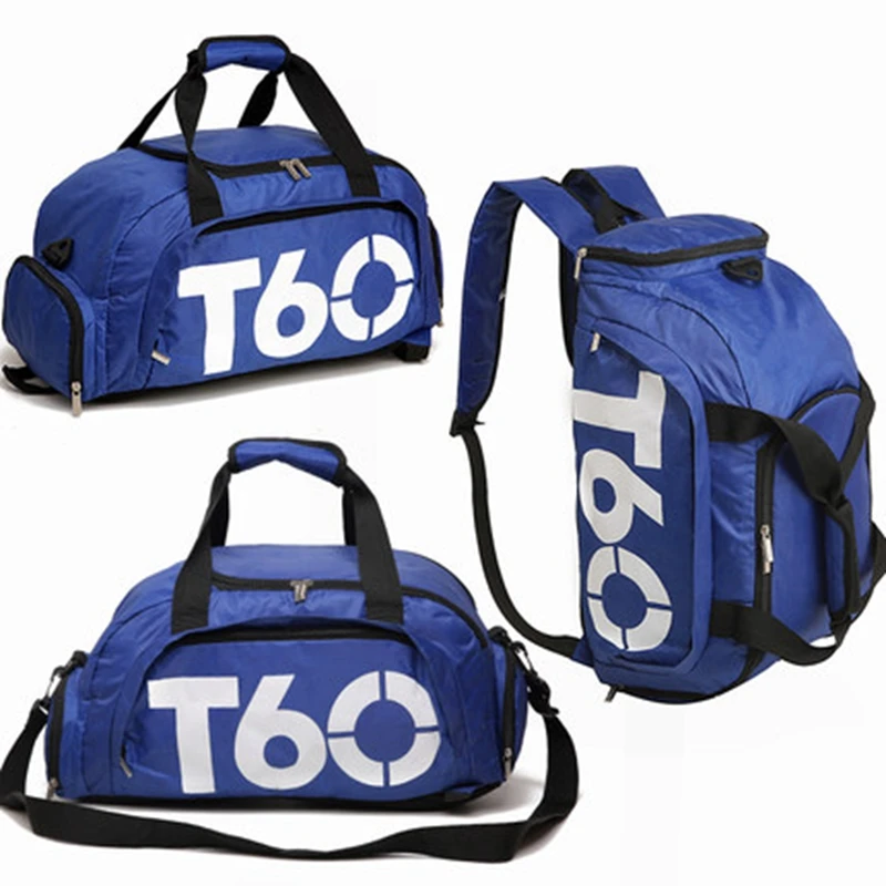 

2018 Brand New Men Sport Gym Bag For Women Fitness Waterproof Outdoor Separate Space For Shoes Hide Backpack sac de sport T60