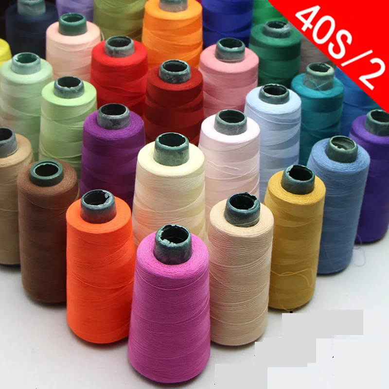 

40s/2 Sewing Thread Roll ,Sewing supplies polyester high speed Thread for DIY or Handmade,One Roll =3000Yards