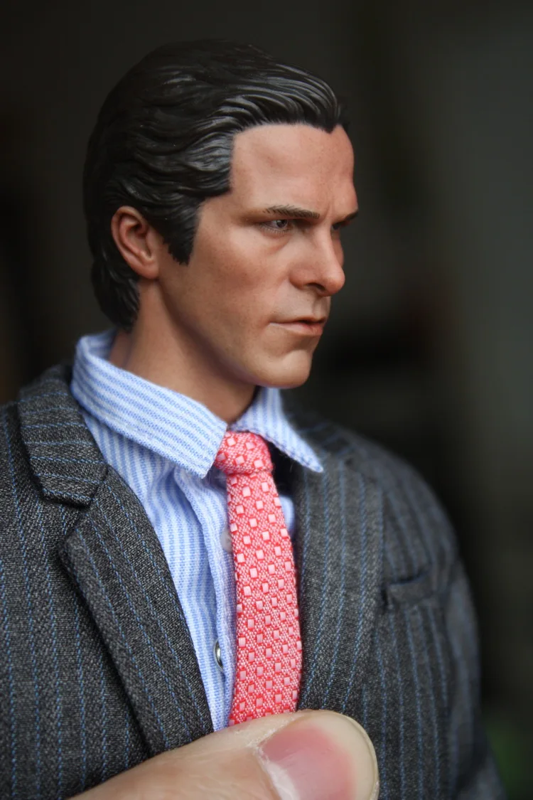 Фигурка Мужская в масштабе 1:6 аксессуары Бэтмен Брюс Уэйн Кристиан Бэйл голова