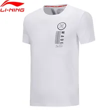 Li-Ning Men Wade Series Short Sleeve Tee Breathable Regular Fit 100%Cotton Comfort LiNing Sports T-shirts Jersey AHSP323 MTS3133